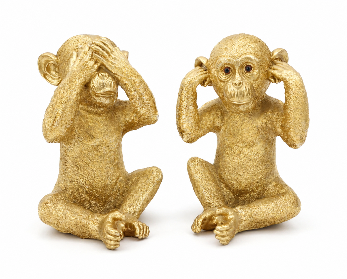 Two hand made monkey's