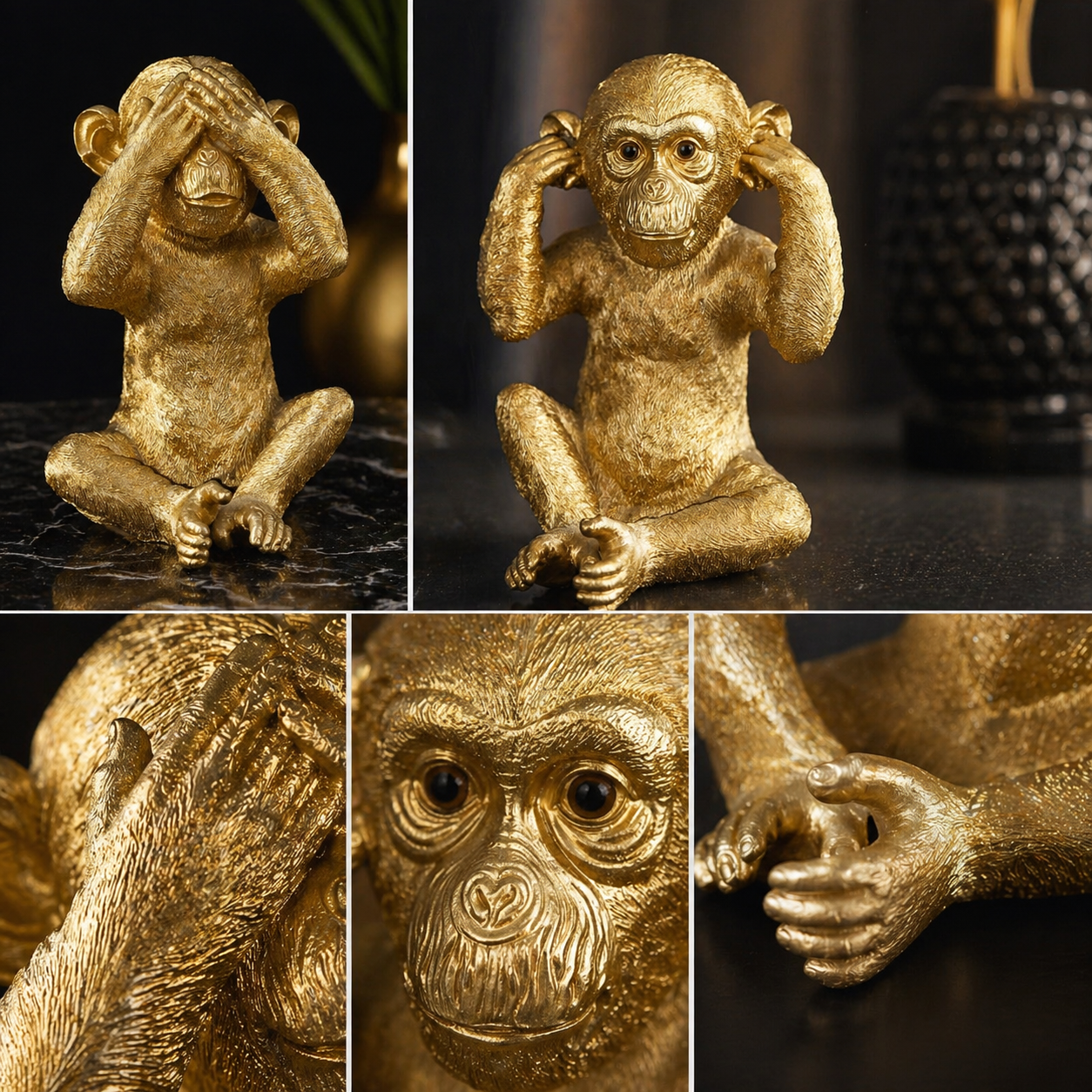 Two hand made monkey's