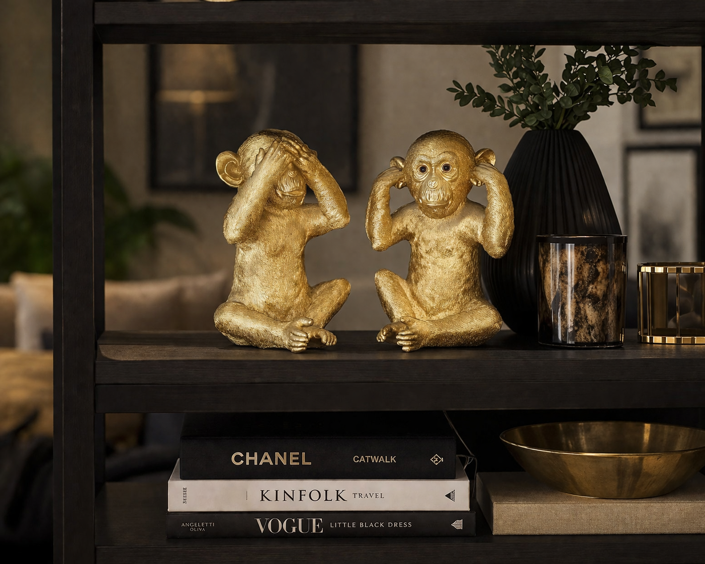 Two hand made monkey's