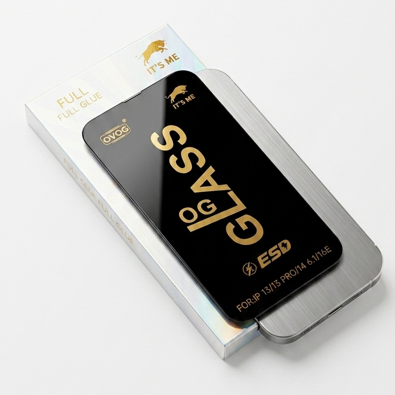 OG Full Glue Tempered Glass | ESD Screen Protector for iPhone 13 / 14 Series
